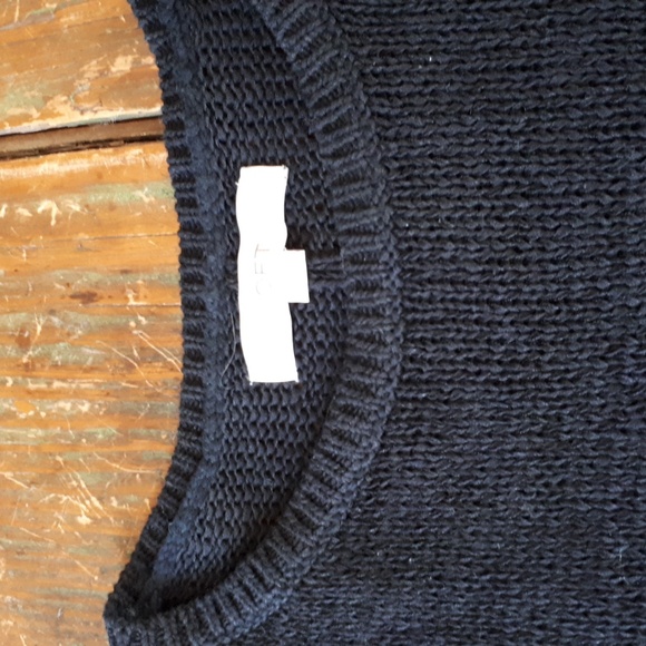 J.Jill ramie, cotton and nylon black sweater. Size XL - Picture 2 of 5